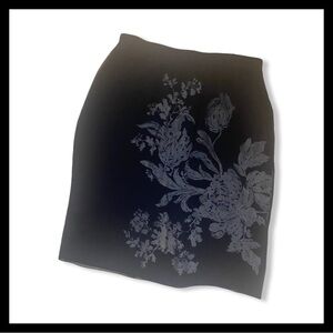 Ann Klein layered silk skirt